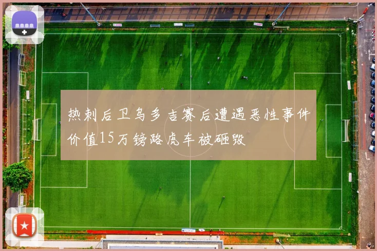 热刺后卫乌多吉赛后遭遇恶性事件价值15万镑路虎车被砸毁